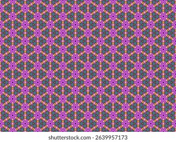 Seamless Shape Wallpaper Design Tile Cloth Fabric Interior Perspective Endless Template Symmetric Decoration Luxury Textile Graphic Texture Fashion Digital Geometric Background Visual Art Pattern.