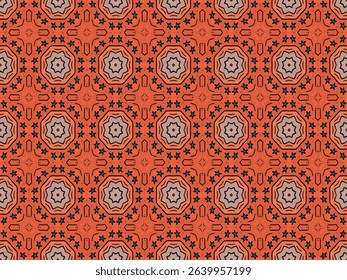 Seamless Shape Wallpaper Design Tile Cloth Fabric Interior Perspective Endless Template Symmetric Decoration Luxury Textile Graphic Texture Fashion Digital Geometric Background Visual Art Pattern.