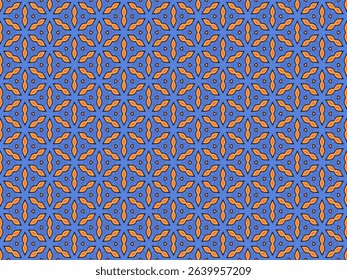Seamless Shape Wallpaper Design Tile Cloth Fabric Interior Perspective Endless Template Symmetric Decoration Luxury Textile Graphic Texture Fashion Digital Geometric Background Visual Art Pattern.