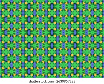 Seamless Shape Wallpaper Design Tile Cloth Fabric Interior Perspective Endless Template Symmetric Decoration Luxury Textile Graphic Texture Fashion Digital Geometric Background Visual Art Pattern.