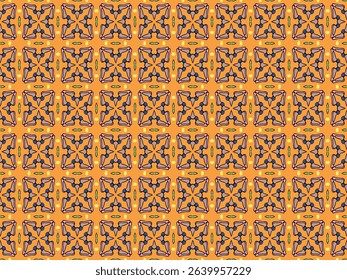 Seamless Shape Wallpaper Design Tile Cloth Fabric Interior Perspective Endless Template Symmetric Decoration Luxury Textile Graphic Texture Fashion Digital Geometric Background Visual Art Pattern.