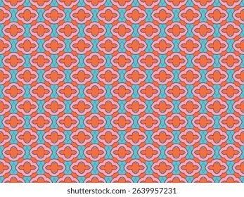 Seamless Shape Wallpaper Design Tile Cloth Fabric Interior Perspective Endless Template Symmetric Decoration Luxury Textile Graphic Texture Fashion Digital Geometric Background Visual Art Pattern.
