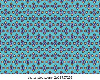 Seamless Shape Wallpaper Design Tile Cloth Fabric Interior Perspective Endless Template Symmetric Decoration Luxury Textile Graphic Texture Fashion Digital Geometric Background Visual Art Pattern.