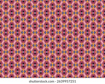 Seamless Shape Wallpaper Design Tile Cloth Fabric Interior Perspective Endless Template Symmetric Decoration Luxury Textile Graphic Texture Fashion Digital Geometric Background Visual Art Pattern.