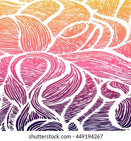 Seamless shapes hand-drawn pattern, spots background. Vector