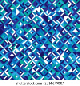 Seamless sharp pattern random color illustration