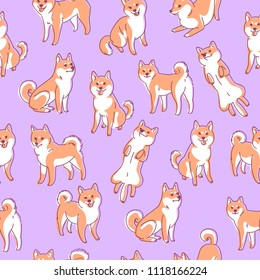 764 Shiba Inu Seamless Images, Stock Photos & Vectors | Shutterstock