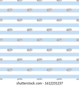 seamless silver glitter dot from oval shape pattern on stripe background