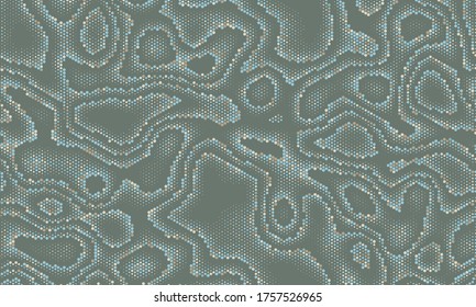 La plata sin incandescencias secuela el fondo. Camuflaje blanco militar. Resumen de un patrón de moda sin fisuras. Vector para telas. Patrón de camuflaje. 