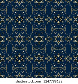 Seamless simple abstract background with ornament. Wallpaper pattern