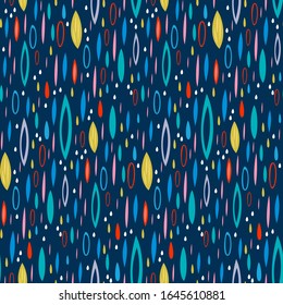 Patrón geométrico abstracto sin inconvenientes. Ilustración vectorial.