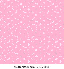 Seamless simple abstract pattern. Doodle hand drawn pattern