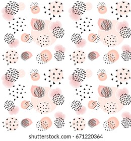 Seamless simple abstract pattern. Vector illustration background