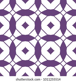Seamless Simple Colorful Geometric Pattern. Vector Illustration.