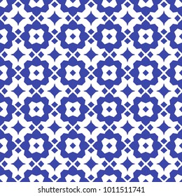 Seamless Simple Colorful Geometric Pattern. Vector Illustration.
