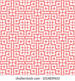 Seamless Simple Colorful Geometric Repeating Tile Pattern. Vector Illustration.