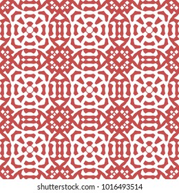 Seamless Simple Colorful Geometric Repeating Tile Pattern. Vector Illustration.