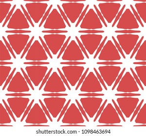 Seamless Simple Colorful Geometric Repeating Tile Pattern. Vector Illustration.