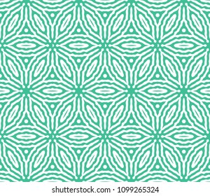 Seamless Simple Colorful Geometric Repeating Tile Pattern. Vector Illustration.