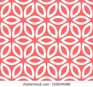 Seamless Simple Colorful Geometric Repeating Tile Pattern. Vector Illustration.