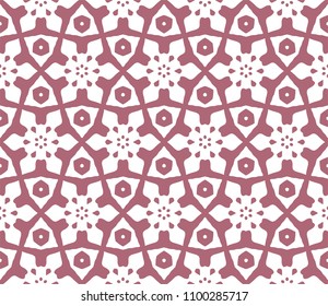 Seamless Simple Colorful Geometric Repeating Tile Pattern. Vector Illustration.