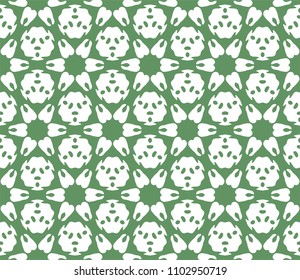 Seamless Simple Colorful Geometric Repeating Tile Pattern. Vector Illustration.