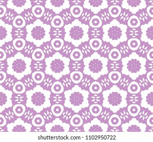 Seamless Simple Colorful Geometric Repeating Tile Pattern. Vector Illustration.