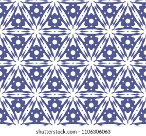 Seamless Simple Colorful Geometric Repeating Tile Pattern. Vector Illustration.