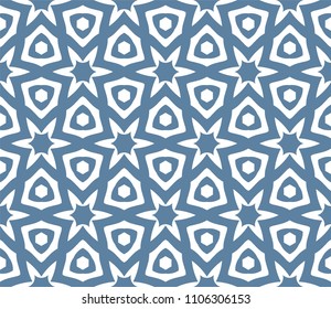 Seamless Simple Colorful Geometric Repeating Tile Pattern. Vector Illustration.