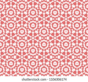 Seamless Simple Colorful Geometric Repeating Tile Pattern. Vector Illustration.