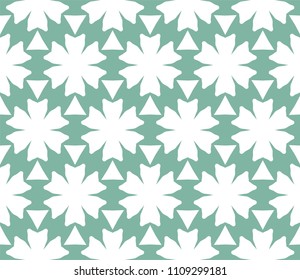 Seamless Simple Colorful Geometric Repeating Tile Pattern. Vector Illustration.