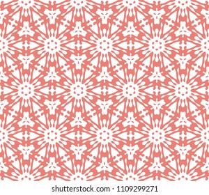 Seamless Simple Colorful Geometric Repeating Tile Pattern. Vector Illustration.