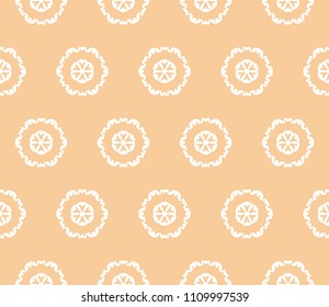 Seamless Simple Colorful Geometric Repeating Tile Pattern. Vector Illustration.