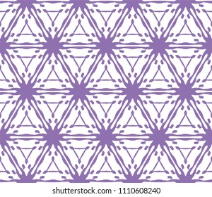 Seamless Simple Colorful Geometric Repeating Tile Pattern. Vector Illustration.