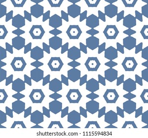Seamless Simple Colorful Geometric Repeating Tile Pattern. Vector Illustration.
