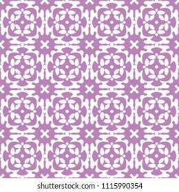 Seamless Simple Colorful Geometric Repeating Tile Pattern. Vector Illustration.