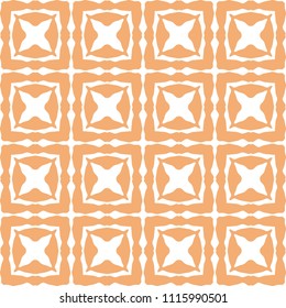 Seamless Simple Colorful Geometric Repeating Tile Pattern. Vector Illustration.