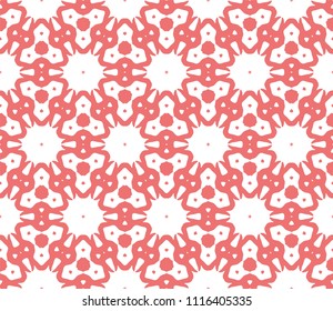 Seamless Simple Colorful Geometric Repeating Tile Pattern. Vector Illustration.