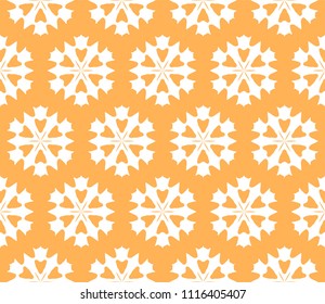 Seamless Simple Colorful Geometric Repeating Tile Pattern. Vector Illustration.