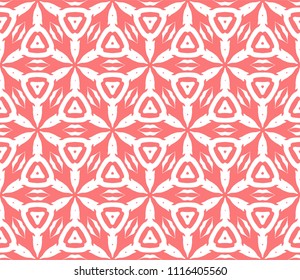 Seamless Simple Colorful Geometric Repeating Tile Pattern. Vector Illustration.