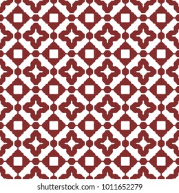 Seamless Simple Colorful Geometric Tile Pattern. Vector Illustration.