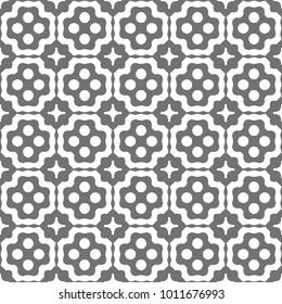 Seamless Simple Colorful Geometric Tile Pattern. Vector Illustration.