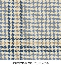 Seamless simple decorative tartan graphic for tablecloth, gift wrapping paper, flannel shirt, picnic, other modern spring summer autumn winter fashion textile print, navy blue and dirty yellow color