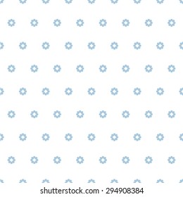 Seamless simple floral design pattern