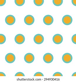 Seamless simple floral design pattern