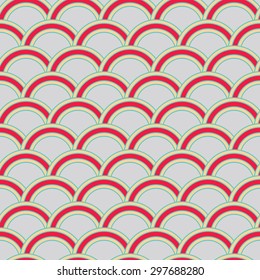 Seamless simple floral design pattern