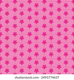 Seamless Simple Flower Design pattern