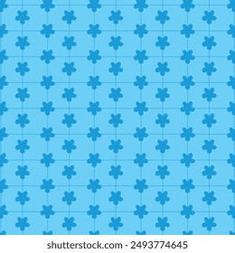 Seamless Simple Flower Design pattern