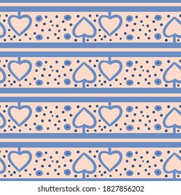 Seamless, simple, geometric pattern. Design for fabric, paper, textiles, ceramics, wallpaper. Vector graphic ornament.