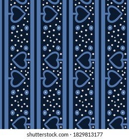 Seamless, simple, geometric pattern. Design for fabric, paper, textiles, ceramics, wallpaper. Vector graphic ornament.